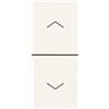 Vimar 30062.B LINEA Due pulsanti interbloccati 1P NO + 1P NO 10 A 250 V~, con frecce direzionali, bianco