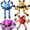 Felly Fidget Giochi Spinner 4 Pezzi, Robot Fingertip Trasformabile, Gioco Anti-Stress per Adulti, Giocattoli Sensoriale per ADHD Autismo Ansia, Divertente DIY Giroscopio, Regalo Creative per Ufficio
