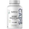 Nutri + nutri+ Sport Essentials - 15 Vitamine Minerali Aminoacidi Antiossidanti | A-Z Complete Daily Fitness - 120 Capsule vegetali con Vitamina C, D3, Zinco