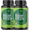 RedMoringa Integratore Moringa Oleifera Biologica - 100% Naturale | Moringa in Capsule Vegetali | per Digestione e Pancia Piatta | Fonte di Vitamine, Minerali e Proteine - 180 Capsule - Made in Italy