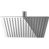 Besy 30,5 cm soffione doccia 12 inch-Square Polished Chrome