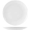 H&H Sweden Set 6 Piatti Frutta in Porcellana Bianca 20,5 cm, Piatti Dessert Eleganti e Resistenti, Ideali per Frutta, Dolci e Colazione