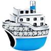 LES FOLIES DI PAOLA GRIECO Charm Nave da Crociera Vacanza Mare Viaggio strass crystal in argento 925 - Les Folies per Pandora