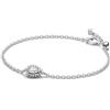 PANDORA Timeless Bracciale in argento Sterling con zirconia cubica trasparente, 16