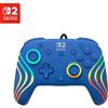 Turtle Beach Afterglow Blu controller da gaming RGB cablato con licenza ufficiale per Nintendo Switch 2