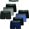 Athena - Set di 8 Boxer da Uomo Ecopack - Boxer in Cotone Elasticizzato Traspirante - Marchio Oeko-Tex Standard 100 - vestibilità ergonomica, Fodera Anteriore, Comfort e Mantenimento, Grigio/Nero