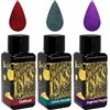 Diamine - Inchiostro per penna stilografica da 30 ml, confezione da 3 - Oxblood & Imperial Purple & Aurora Borealis
