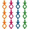 Tokaneit Porta Bobina in Silicone,Clip per Bobina in Silicone,Clip Porta Bobina per Cucire,Morsetti per Bobine di Filo,Clip per Porta Spolina,Portarocchetti,Portarocchetto Porta Filo 12 Pezzi