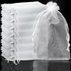 Lonely high heels 100 Pezzi Sacchettini Trasparenti per regalini Bianco Sacchettio Organza Sacchettini Bomboniere 10 x 15 cm Sacchetti Regalo per Festival Feste Matrimoni e Uso Quotidiano