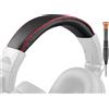 SOULWIT Archetto in Pelle Proteica per Oneodio Pro-10/Pro-30/Pro-50/Studio Monitor & Mixing DJ/A71/A70/Studio Wireless C/Studio Pro-C Y80B Cuffie, Ricambio Cuffie Fascia Copri Archetto Headband - Nero
