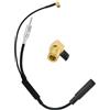 Vecys Splitter DAB per Auto Universale Adattatore per Presa da SMB a DIN Amplificatore radio FM/AM Splitter per Antenna DAB AM FM Attivo 12V Splitter per Cavo RG174