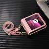 TIANYUE Custodia per Motorola Razr 50 Ultra Custodia, con [cordino] [Slot per Schede] Custodia Flip in Pelle, Elegante ed Elegante per Motorola Razr 50 Ultra-Rosa
