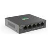 InHand Networks Switch PoE Gigabit 5 Porte (4x PoE+ 52W) - ES220-4P-1T | Switch Ethernet Unmanaged, Case Metallo, Fanless (Silencioso), VLAN un Click | Plug & Play per Telecamere IP, VoIP e Negozi