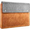MoKo Custodia per MacBook PRO M1 PRO/M1 Max 14.2 2021, iPad PRO 11 2021, MacBook Air 13 Retina/PRO 13, dell XPS 13, ASUS ZenBook, HP Acer Lenove, Grigio/Marrone
