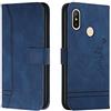 Bravoday Cover per Xiaomi Redmi 6Pro / Xiaomi A2 Lite, Flip Custodia in Pelle PU Portafoglio Custodia per Xiaomi Redmi 6Pro / Xiaomi A2 Lite, con Slot per Schede, Blu