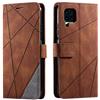 SONWO Cover per Huawei P40 Lite, Flip Caso in PU Pelle Case Cover Portafoglio Custodia per Huawei P40 Lite, [Kickstand] [Slot per Schede], Marrone