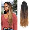 Enbeautiful Marley Twist Hair 24 Inch 8 confezioni Marley Twists Braiding Hair Long Cuban Twist Hair Pre Fluffed Afro Kinky Curly Twists Uncinetto Capelli sintetici Marley Braids Extensions,1B/30/27