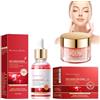 Hppsctink Crema al Sangue di Drago, 30ml Siero Antirughe al Sangue di Drago e 50g Crema idratante al Sangue di Drago, Riduce la Pigmentazione e le Rughe Sottili, Idratazione, serum