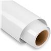 Lya Vinyl Pellicola in vinile per plotter bianco lucido, 30,5 x 152,4 cm, autoadesiva, per regali fai da te, tazze, finestre, ceramica, plastica