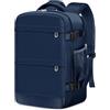 KIRFEIHT Zaino da Viaggio 40x20x25 20L per Ryanair - Bagaglio a Mano Aereo Piccolo Zaini Universali Piccola Borsa da Viaggio da Cabina, Zaini da Scuola e da Lavoro - Azul