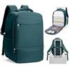 HPLQQ Zaino Ryanair 40x20x25 Zaino da Viaggio Aereo Bagaglio a Mano 20L Borsa da Cabina 40x30x20 per Uomo e Donna Lavoro e Scuola Trekking Casual Daypack Impermeabile,C3-Blu pavone