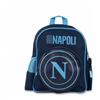 Colourbook Zainetto Asilo SSC Napoli Ufficiale Bambini 3 5 Anni, Mini Zaino Scuola Infanzia, Spallacci Anatomici A S, Schienale Morbido, Bianco Con Trama E Loghi HD