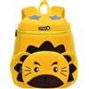 Aulenge Zaino Scuola Materna 3-6 Anni Zainetto Leggero con Portabevande Esterno Cartella Bambini Ergonomica Anti-Caduta Zaino Anti Perdita per Bambini Ideale per Asilo Scuola Giallo