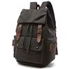 Rufun Vintage Zaino Canvas Casual, Nero