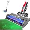 Frogetu Spazzola Pavimento con LED Compatibile con Dyson V7 V8 V10 V11 V15 - Testina di Ricambio per Aspirapolvere Dyson, Ideale per Pavimenti Duri e Tappeti