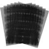 Gosknor 6pz Fogli di Tela a Maglie Plastica, 28x23cm 5CT Tela in Rete Plastica Fogli Tela in Rete Plastica per Ricamo Schermo in Rete Plastica per Lavori All'Uncinetto Fai Da Te(Nero)