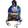ILS I LOVE SHOPPING Sacca Sportiva con manici e tasca per Bambino, Borsa Coulisse Zaino per Asilo, Palestra, Piscina, Viaggio, Portascarpe (per AVENGERS Hulk)