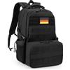 Jueachy Zaino termico da uomo con contenitore per il pranzo da 6 litri: zaino da 40 l, con scomparto per computer portatile, borsa da lavoro con borsa termica per il pranzo, zaino per scuola, picnic