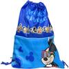 ILS I LOVE SHOPPING Sacca Sportiva con manici e tasca per Bambino, Borsa Coulisse Zaino per Asilo, Palestra, Piscina, Viaggio, Portascarpe per MICKEY MOUSE Topolino