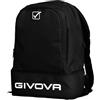 Etoile Zaino Europa B081 per Givova Sport Calcio Calcetto Relax Allenamento Fitness Palestra Football Zainetto Borsone Zaini Borsoni Viaggio Tempo Libero Bags (Rosso, H 46 x L 32 x P 20 cm)