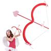Ntwdby Set Arco e frecce da Cupido, Accessori per Cosplay di Cupido, Cupido Cosplay Accessorio, Cupido Prop, Cupido Costume Accessori, per Uomo Donna Bambini Carnevale Cosplay