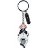 Konix Spy x Family Portachiavi 7 x 2,5 cm - Metallo - Motivo Anya e Bond Forger