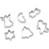 Westmark Set tagliabiscotti, Varie formine, Acciaio inox, Weihnachten, 6 pz., Argento, 31912260