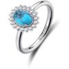 Brosway Anello Donna in Argento e Cloud Light Blue/pietre Naturali | Collezione Fancy - FCL123C