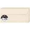 Clairefontaine 5445C - Pacco da 20 Buste autoadesive - Formato DL 11x22cm - 120g/m² - Colore Avorio -Inviti Eventi e Corrispondenza - Gamma Pollen - Carta Premium Liscia