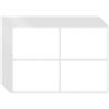 FINDAT 60 etichette adesive bianche, 150 x 100 mm, in vinile, impermeabili, rimovibili, per ufficio, magazzino, aziende