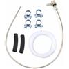 Pulchra Kit di supporto per tubo di prelievo del serbatoio del carburante 8 pezzi per serbatoio del carburante dell'auto, kit di colonna di scarico per riscaldatore diesel Webasto Eberspacher di