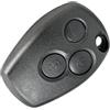 AMZsystems - Custodia per chiave a 2 pulsanti senza spezzalama compatibile con modelli Renault Clio 3 Twingo 2 Master 3 Kangoo 2 Traffic Modus senza elettronica (3 pulsanti, 3 mm / 9 mm)