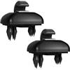 CJMUQHEHH 2 PCS Clip parasole nera per Audi A4 B8, per parasole Audi A1 A3 A4 A5 Q3 Q5 (8E0 857 562) A7 B6 B7 B8 S4 S5, accessorio per auto antiriflesso