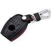M.JVisun Vera Pelle Custodie per Chiavi Auto Per Mercedes-Benz Classe A B C E S G M V Classe CLA CLS GLA GLC GLE GLK GL GLS SL SLK SLC Viano Per Metris Cover Chiavi Portachiavi - 3 Pulsante - EU