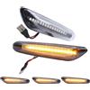Fouedy LED indicatore laterale dinamico indicatore di direzione luce lampeggiante sequenziale Per E60 E61 E90 E91 E92 E93 E81 E82 E83 E84 E88 E46 X1 X3
