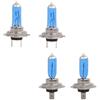 Mintice 4 Pezzi H7 6000K Faro Alogeno Gas Xeno Lampada a Luce Bianco Lampadine 55W Auto Fendinebbia Sostituzione