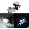 LEDFEWAG 2 pezzi LED Luci targa per auto Lampada targa Compatibile per Citroen C3 C4 C5 C6 Peugeot 407 406 306 307 308 ecc