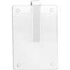 ZAAWUUT Porta foto per auto, clip per aletta parasole in acrilico, cornice staccabile per visualizzazione orizzontale e verticale di fotografie (8 x 12 cm)
