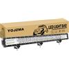 YOJZMA Barra LED 28 Pollici 396W, Tripla Riga Combo Flood/Spot 39600LM Luce da Lavoro, Luci Off-Road per Camion, Pickup, Auto, SUV, ATV, UTV, 4x4, Barche, Camper, Golf Cart