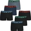Athena Trio Essentiel 9c40 CALECONS Uomo, Nero/Marina/Grigio, XXXL